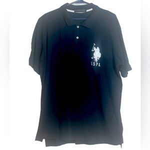 US Polo men’s XL, black with patch detail